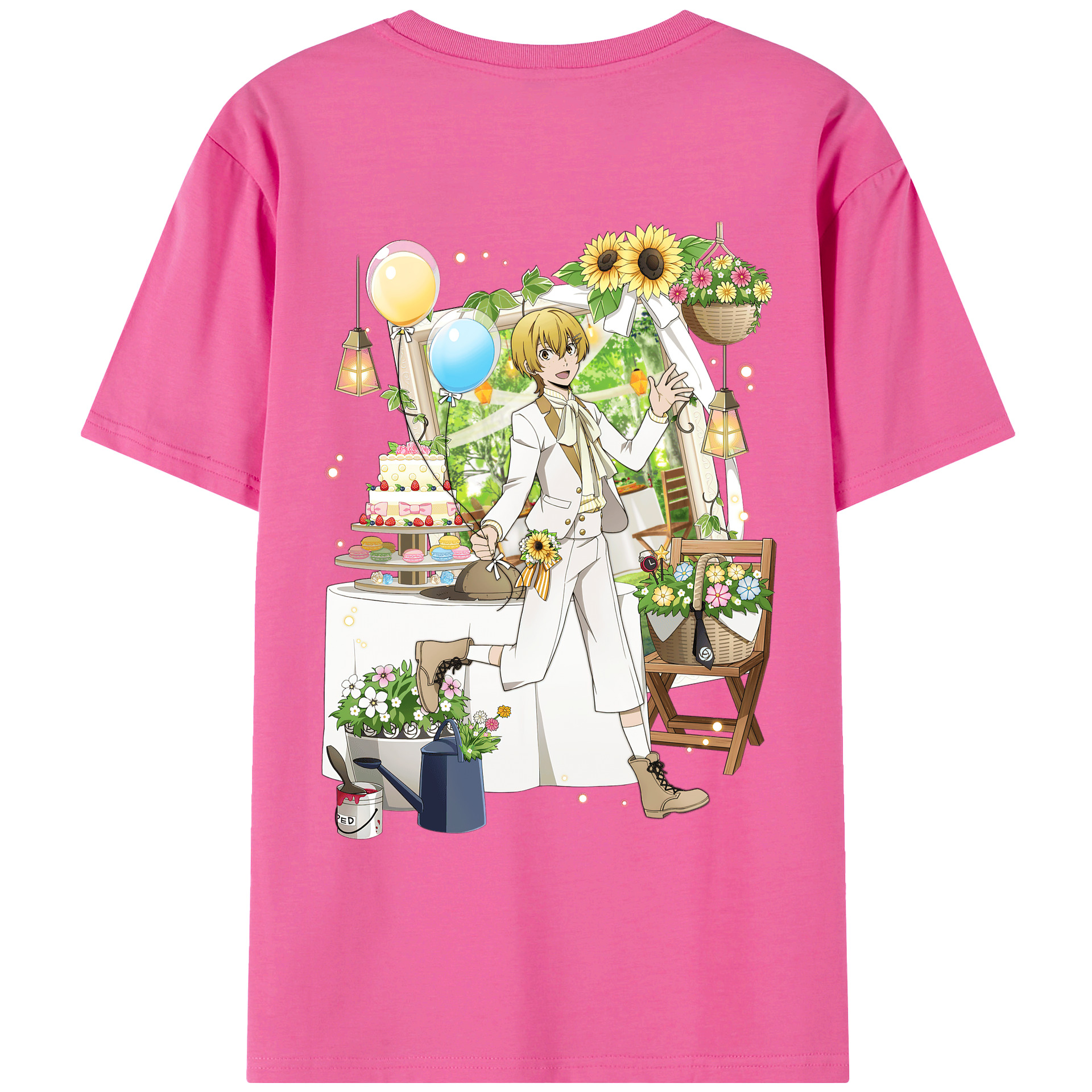 （画像用） 文豪ストレイドッグス Bungo Stray Dogs レディース半袖Tシャツ(バックプリント)